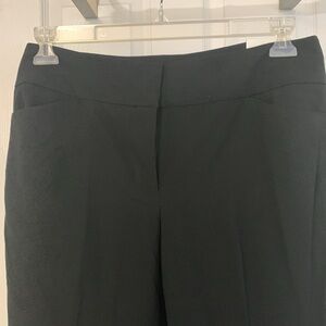 Loft curvy fit front zip straight leg pants.